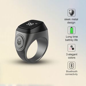 IQibla M02 Pro - The Ultimate Smart Ring for Muslims | Digital Finger Tally Counter
