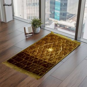 Velvet Foam Quilted Orthopedic Foam Padded Jai Namaz | Prayer Mat | Janamaz (Qandeel e Kaaba)