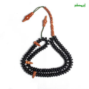 100 Beads - Black & Olive Wooden 10mm Tasbeeh Misbaha Prayer Beads Tasbih
