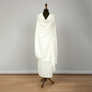 Premium Knitted Khaddar Ihram for Men - Ultra Soft Pure Cotton Hajj & Umrah Set (45 x 90 Inches)